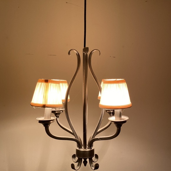 Small Chandelier. New in Box. Nickel Finish. - Picture 5 of 6